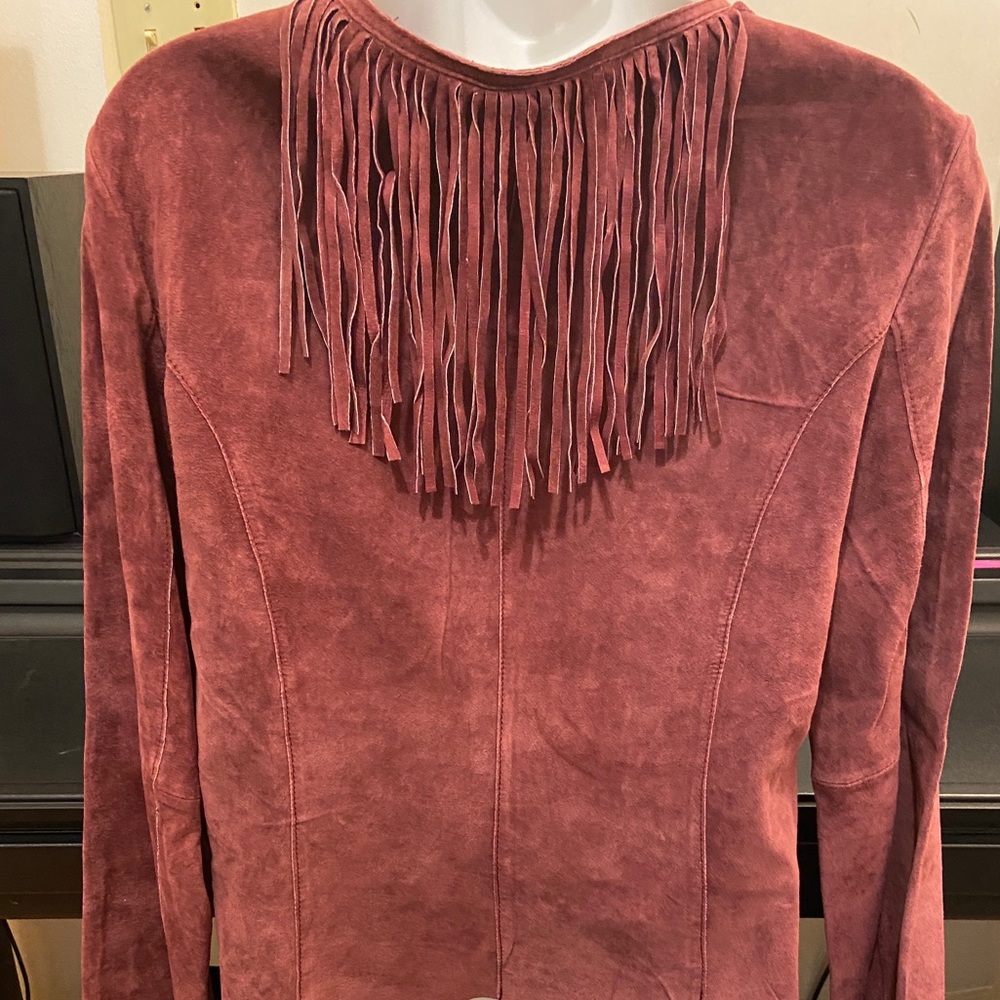 Vintage Bernardo Suede Jacket - Large - Picture 3 of 16